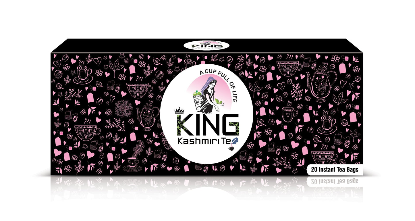 King Kashmiri Instant Tea Bags - Free Shipping